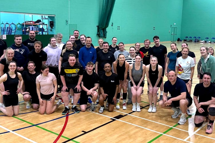 The various players from Manx Mavericks, Mannin Magic, Celtic Coast Lightning and Vannin Vipers that participated in the inaugural Netball Performance League (Isle of Man Netball)