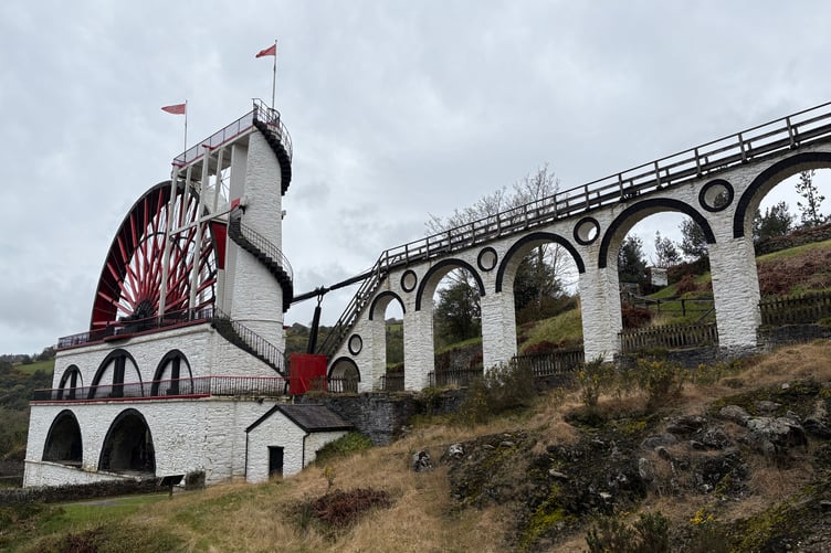 A picture of the Laxey Wheel by Andrea Sherwood