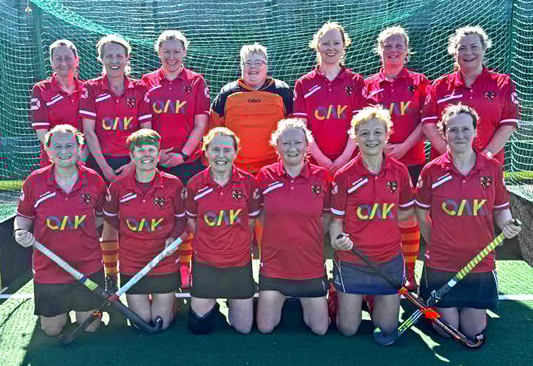 The Isle of Man over-45s hockey team that defeated Surbiton 2-0 to seal their spot in the final of the England Hockey Tier Two Vase