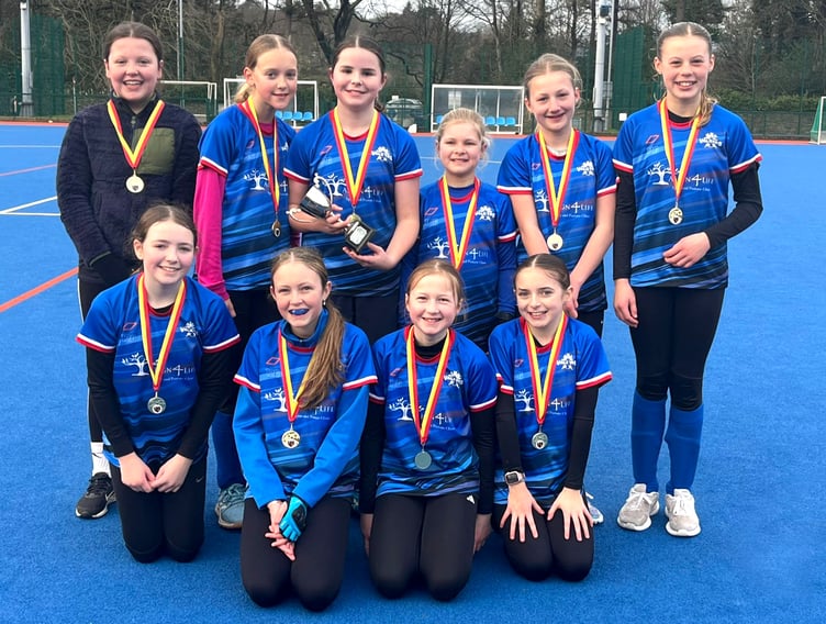 The Valkyrs under-12s girls team that will be in England Hockey In2Hockey finals action this weekend