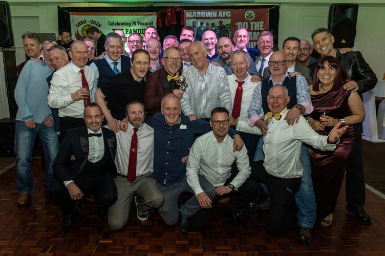 Club legends and notable people from the parish came together to celebrate all things Marown AFC