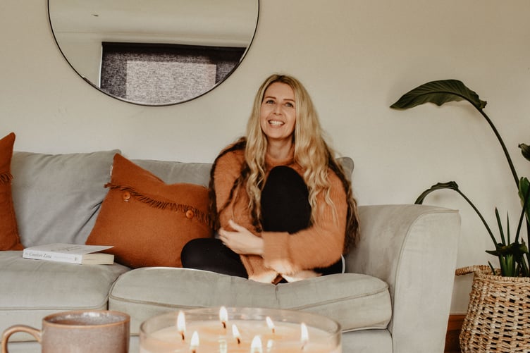 Owner of Imvelo Candle Co, Tarryn Boland-Porter