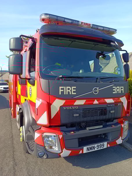 Isle of Man Fire and Rescue Service engine