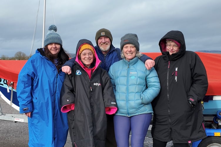 The crew involved in this weekend's rowing challenge