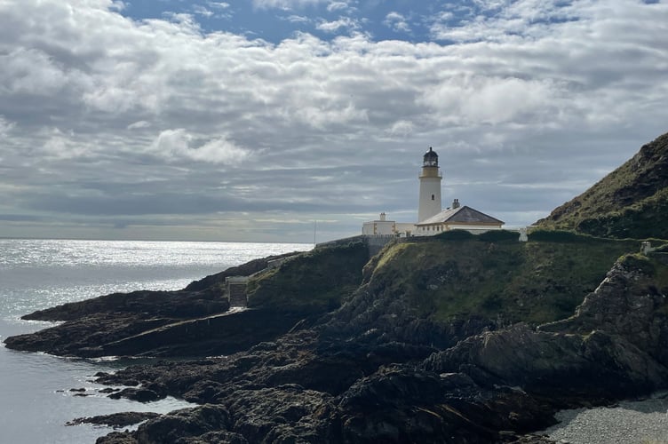 The lighthouse at Douglas Head