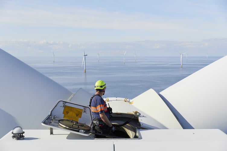 One of Ørsted's operational windfarms