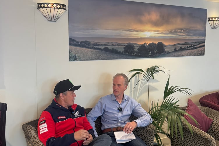 John McGuinness MBE sits down with Media Isle of Man's John Watterson MBE 