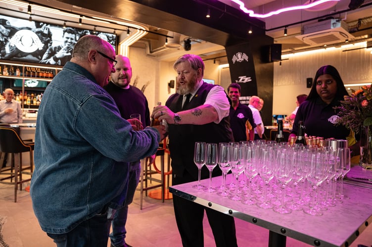 The drinks were flowing!