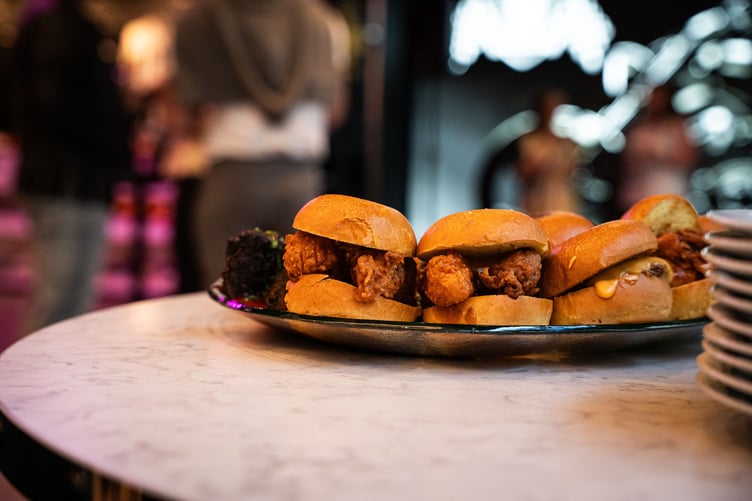 The kitchen was put to work during the VIP event