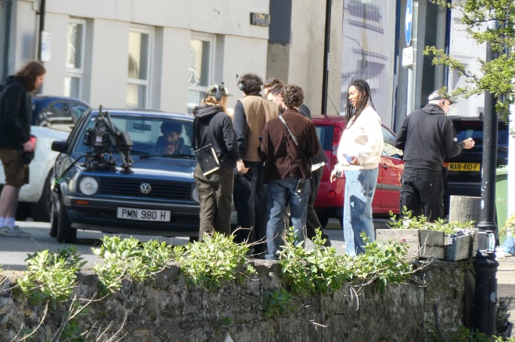 Filming gets under way in Port St Mary