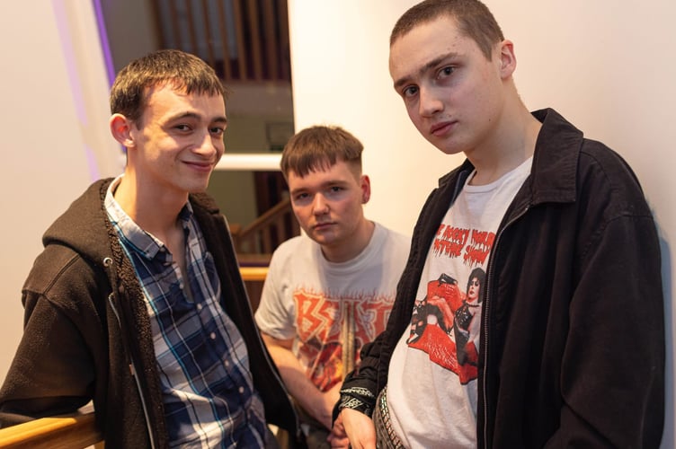Croteau is made up of three friends: Ali, Joseph and Jake (L-R_