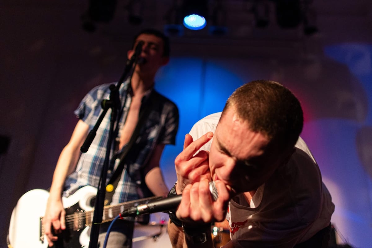Pictures as 'island's most dangerous band' bring down the house at gig