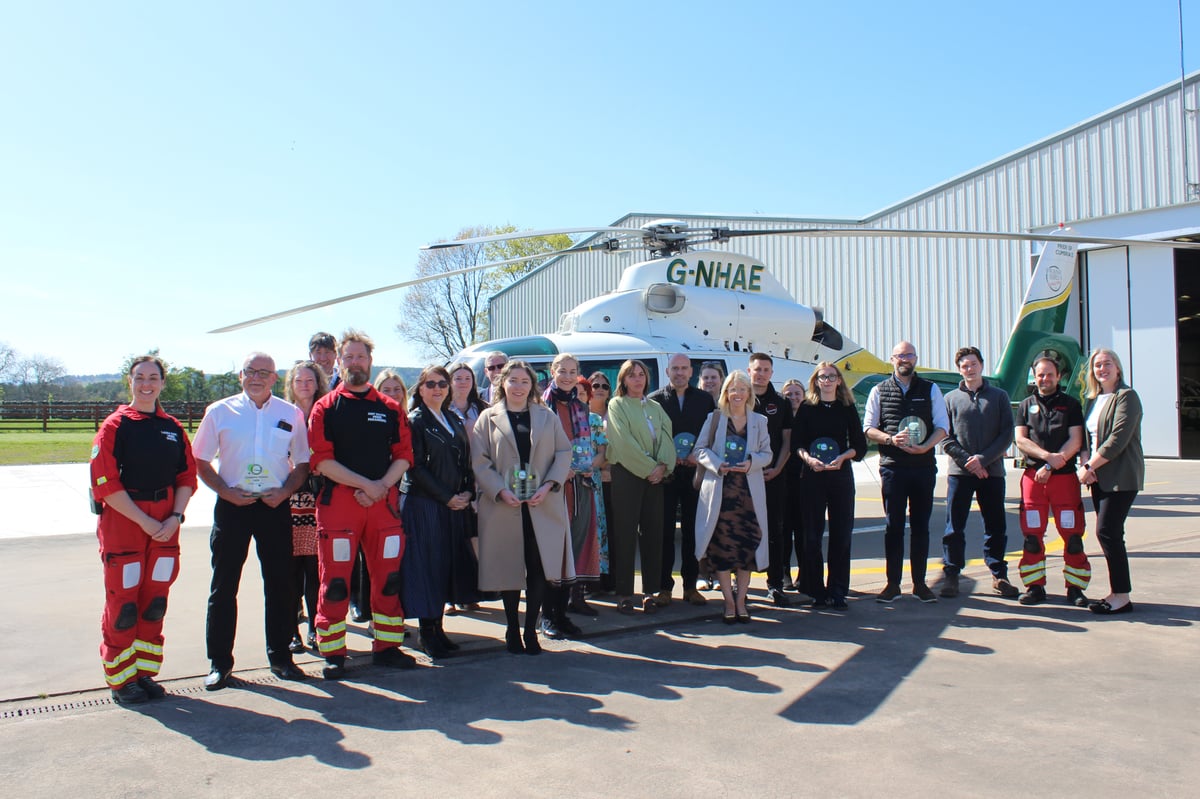Isle of Man firms help raise £241k for air ambulance