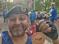 Inspirational wheelchair user completes London Marathon