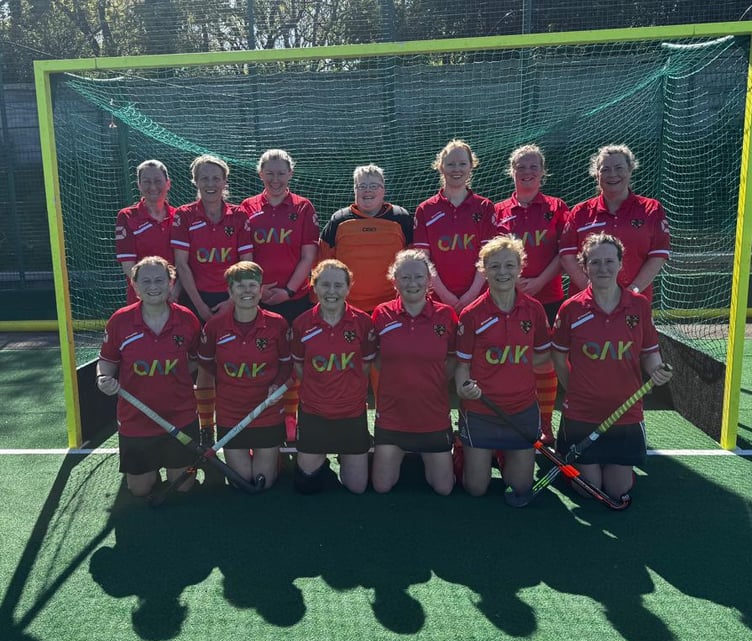 The Isle of Man over-45 women's hockey team