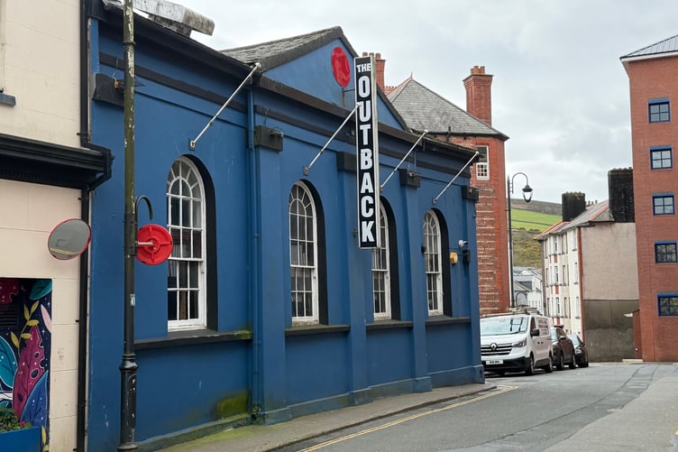 The Outback nightclub in Barrack Street, Douglas