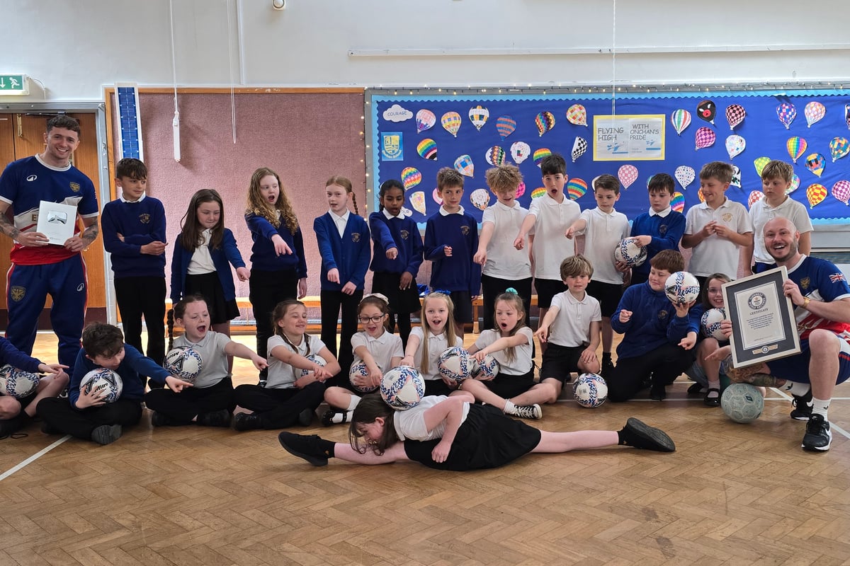 Pictures: Extreme sports group wows pupils during tour of Isle of Man schools