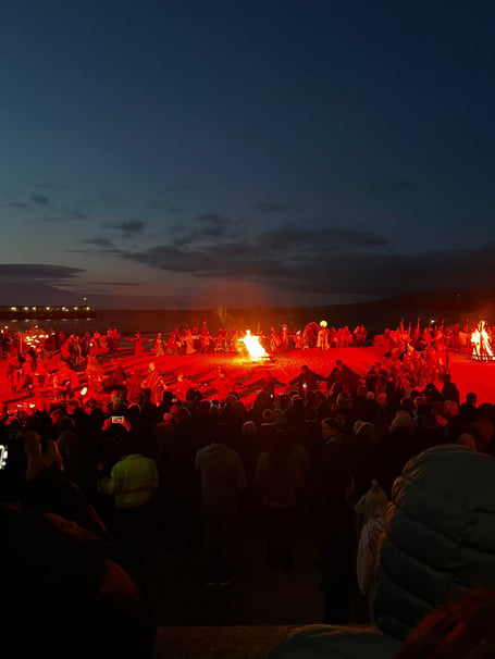 Sunday night's Oie Voaldyn festival in Peel