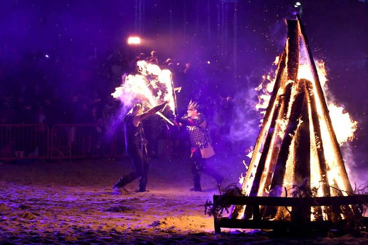The 2026 Oie Voaldyn Fire Festival in Peel - 