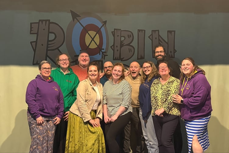 The cast of Peel Loonie Pants' 'Robin Hood'