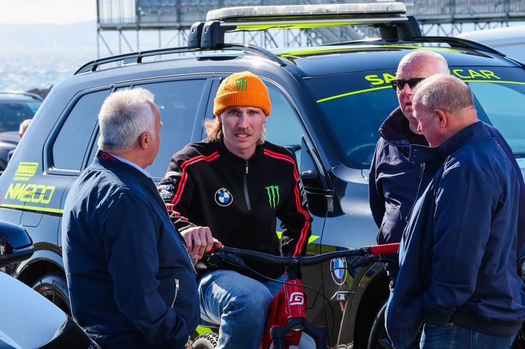 05/05/2026: Davey Todd pictured at the North West 200 paddock shortly after it was announced that he had been declared unfit to race after a medical examination. PICTURE BY DAVE KNEEN PHOTOGRAPHY.