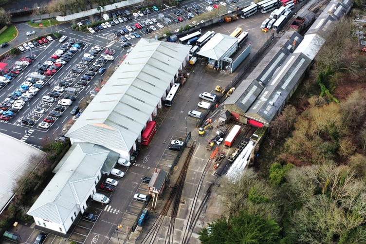 Bank's Circus bus depot