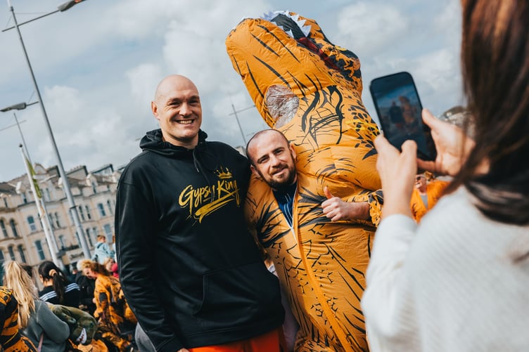 Boxing superstar Tyson Fury was in attendance