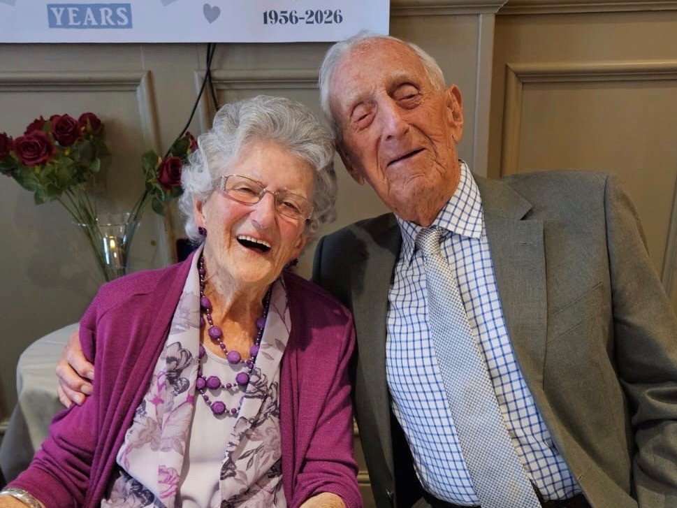 Couple celebrate 70th wedding anniversary by raising money for charity