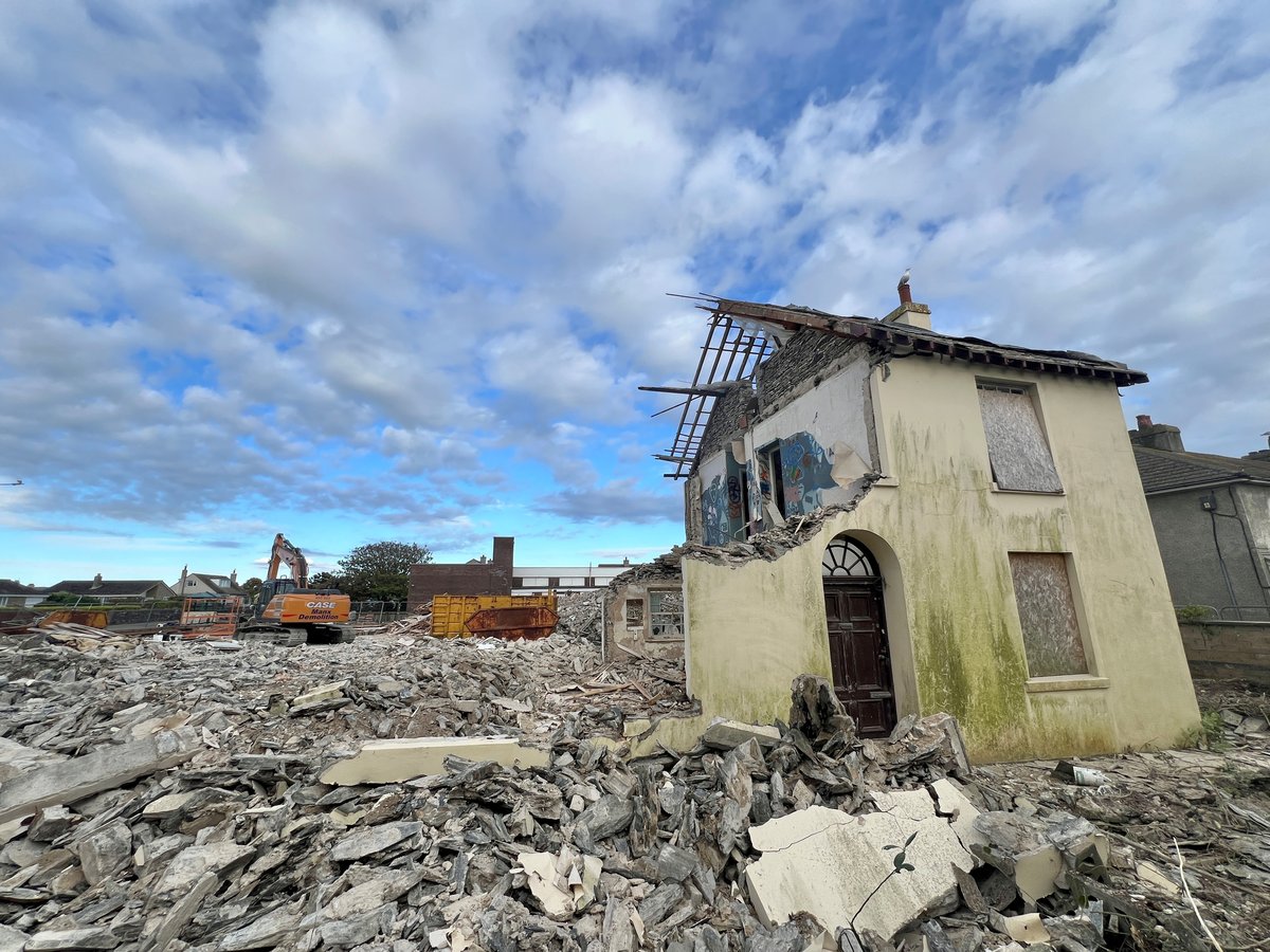 Former school building reduced to rubble to make way for new Co-op