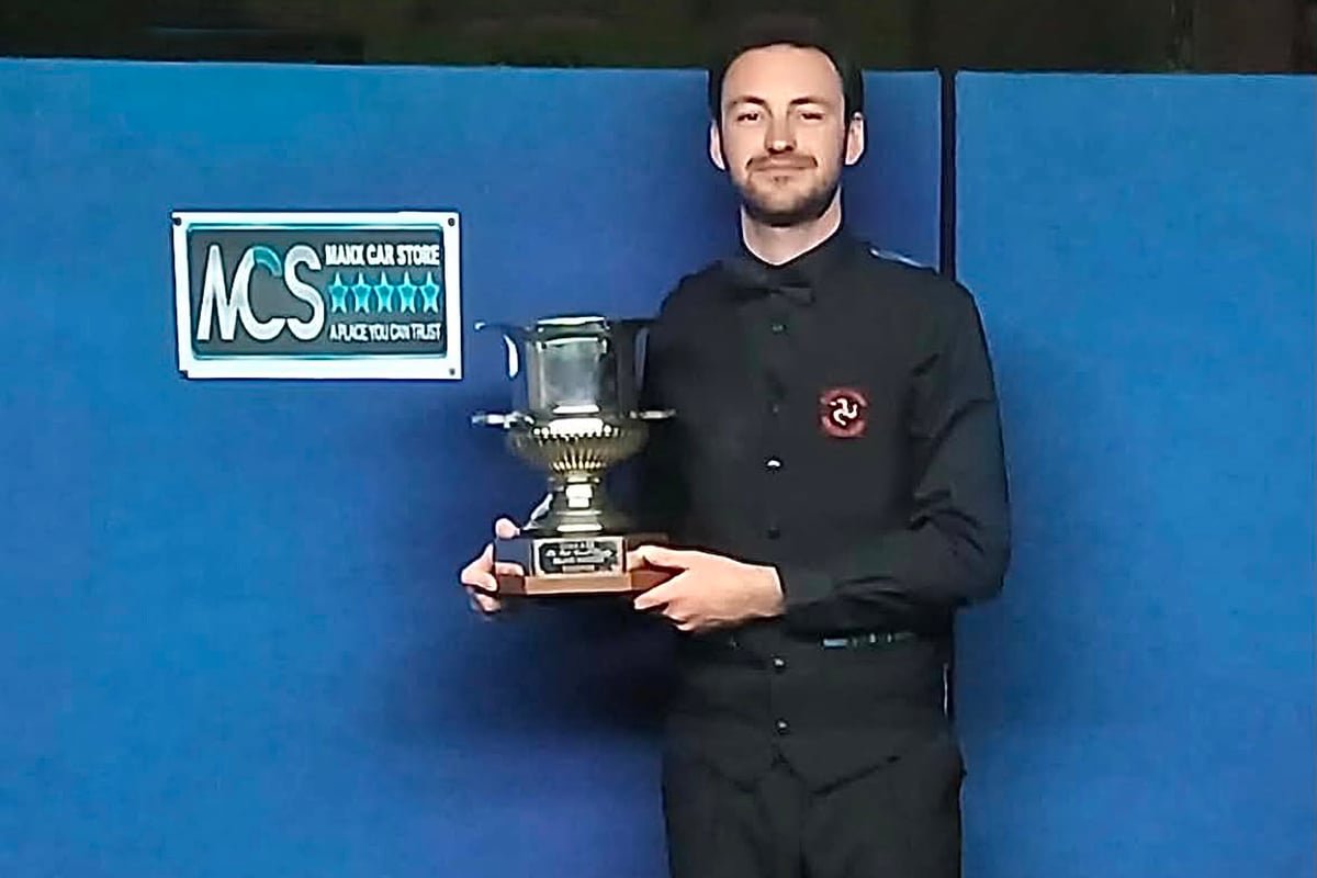 Hill clinches fourth successive Isle of Man snooker title