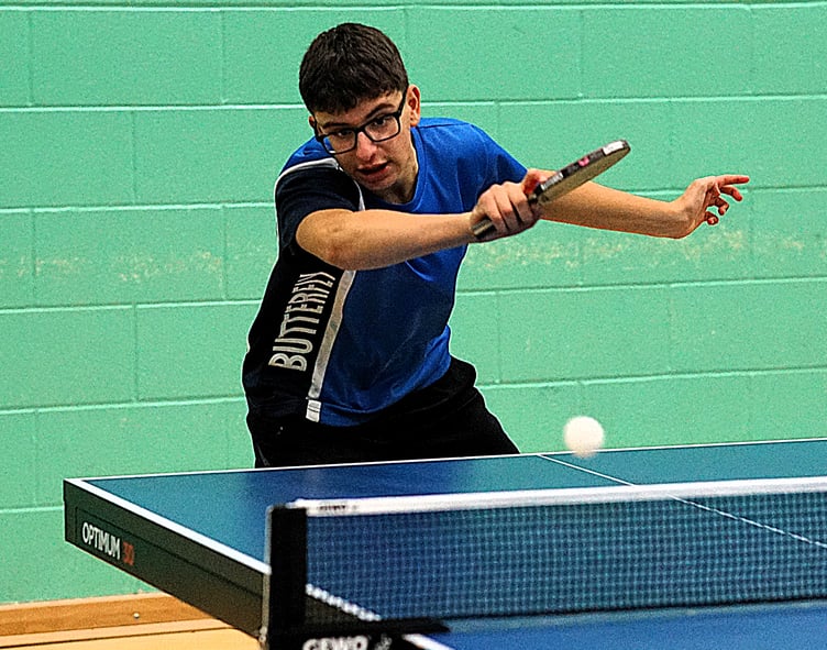 Amit Lanin was the winner of the under-18s singles title at the NSC last week (Photo: Malcolm Lambert)