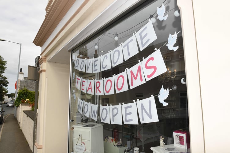 The Dovecote Tea Rooms and gift shop in Kirk Michael 