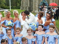 Pictures as Tyson Fury’s daughter Venezuela marries on Isle of Man