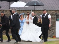 Watch the moment Tyson Fury walks daughter Venezuela into church