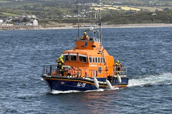The Henry Heys Duckworth returns to the station after its second callout