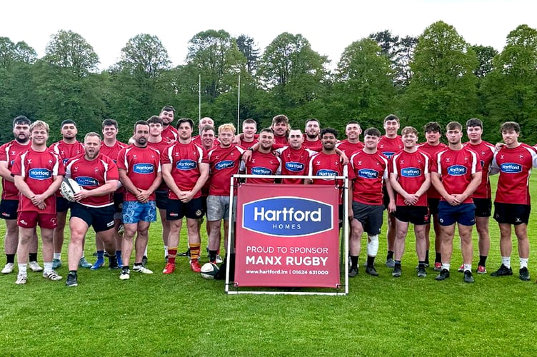 The Isle of Man and Ellan Vannin squads prior to heading to Warrington at the weekend