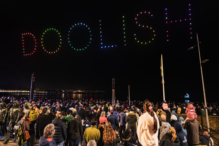 Drones over Douglas Bay