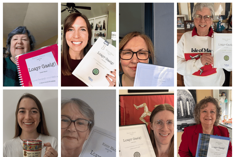 Participants in the ‘Global Gaelg’ online course