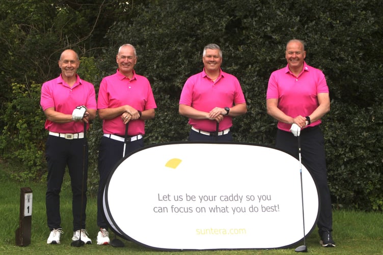 Suntera team Matthew Beech, Jonathan Wild, Alex Holt and Mark Reynolds