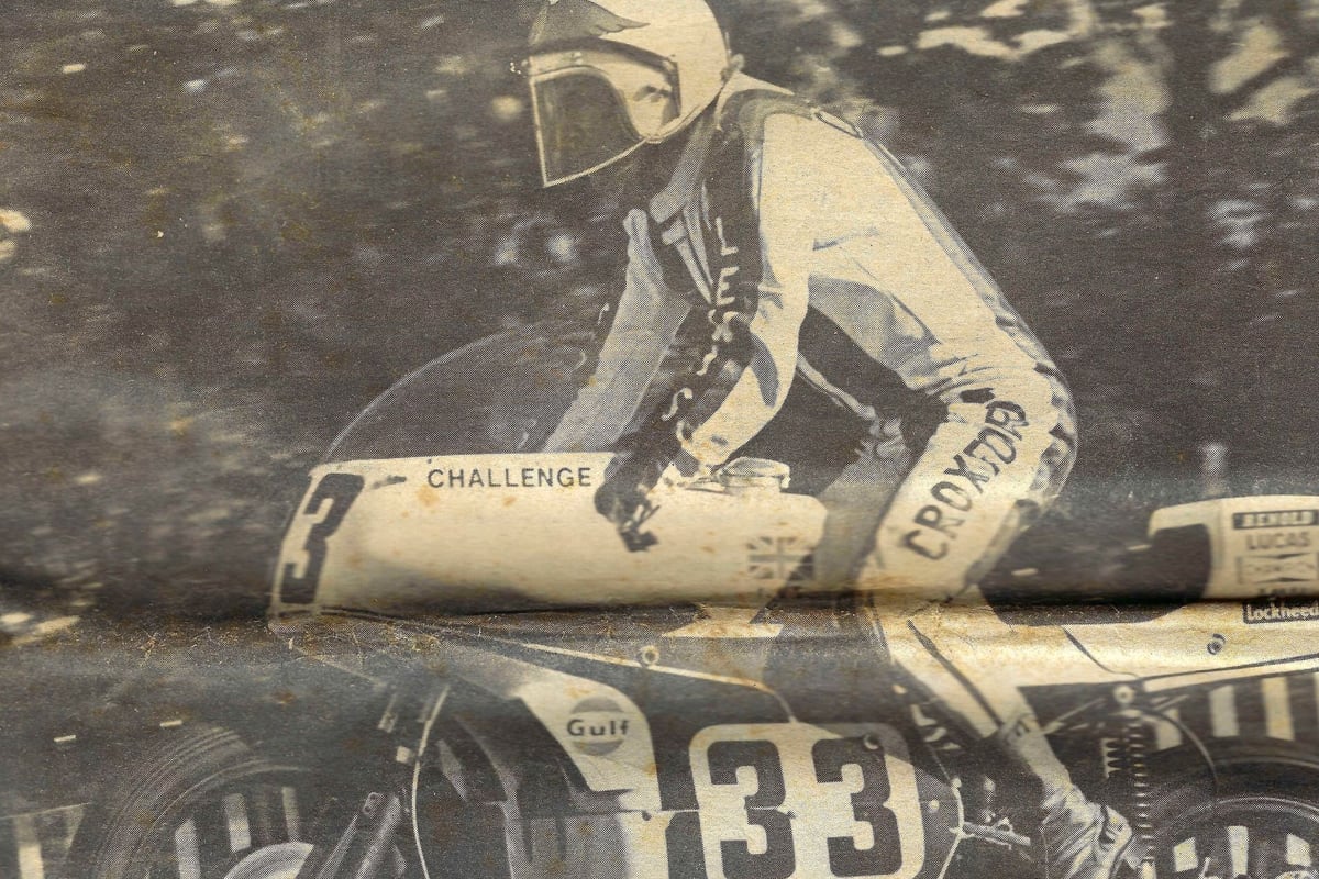 'Crox' was the cover man in the first edition of TT News