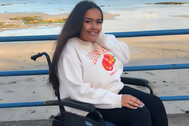Tia Murphy is now in a wheelchair due to her Functional Neurological Disorder