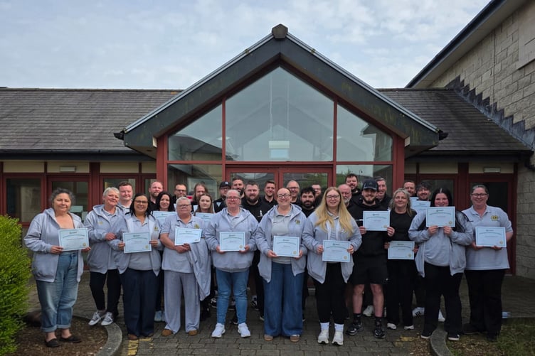 Ed Space volunteers who took part in the training