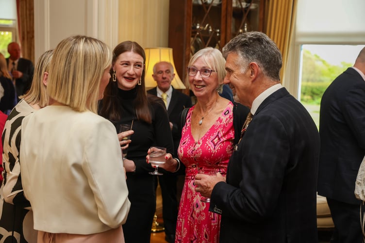 Plenty of chat between guests