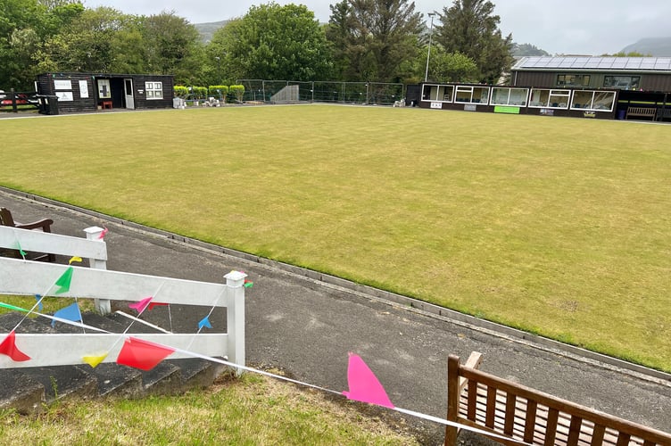 Spectators' shelters at the corner of the site have been demolished