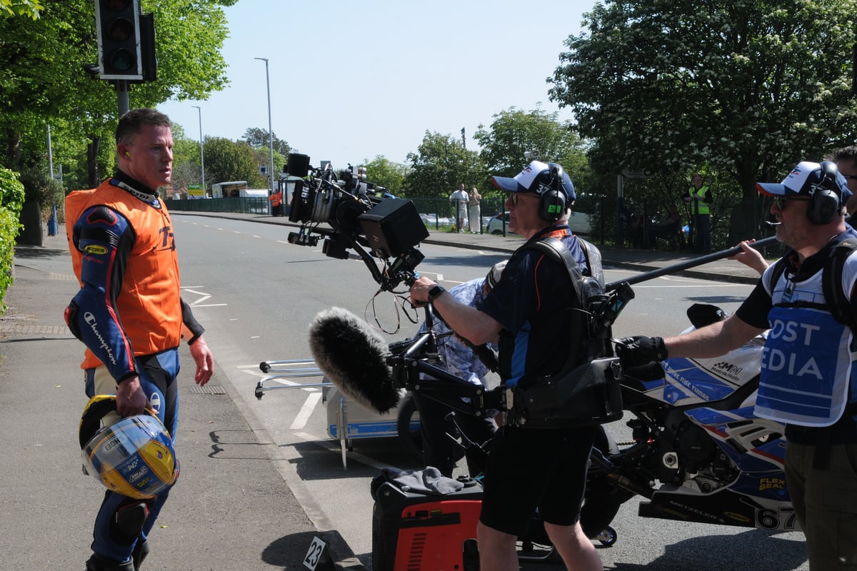 Issue image for Isle of Man TT 2026: Postponed winner's enclosure scene of Hollywood film rescheduled