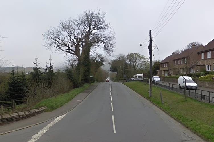 The A3 near The Hope junction at St John's