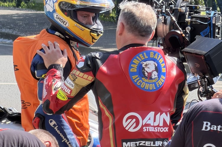 Channing Tatum spotted during filming of the TT movie ‘Isle of Man’  