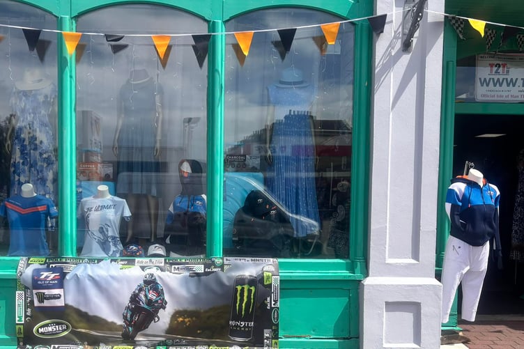 A banner (pictured) has been stolen from outside Top 2 Toe Clothing in Ramsey