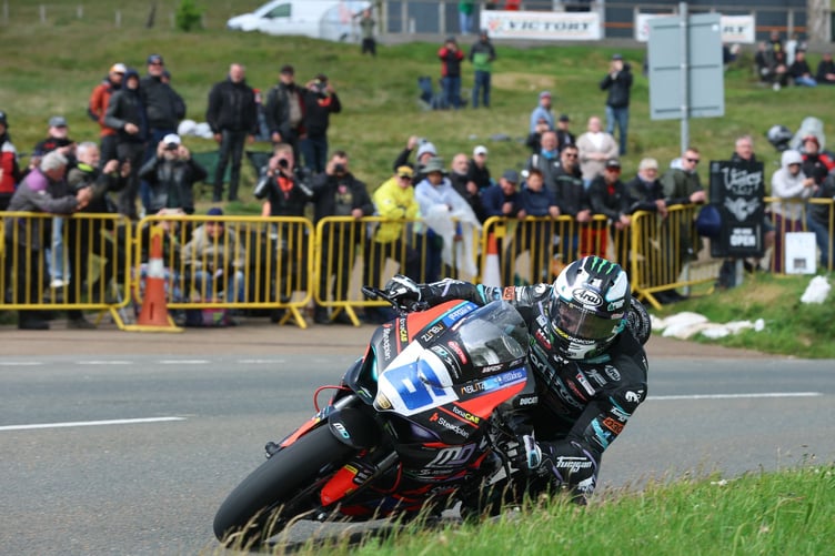 Michael Dunlop on his way to TT victory number 34 on Tuesday afternoon (Photo: Callum Staley/CJS Photography)