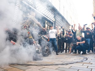 Police issue statement after 'Wheelie-Konni' burnout incident